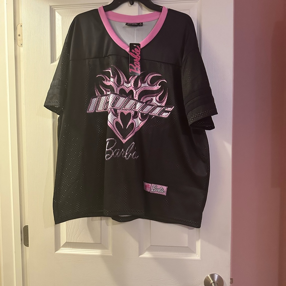 Barbie Black and Pink Kids Shirt